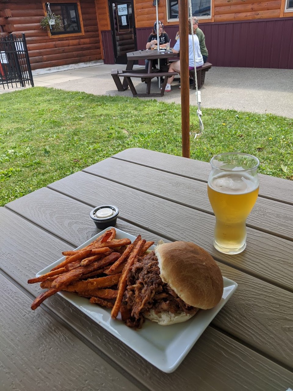 Pulled Pork with Sweet Potato Fries
